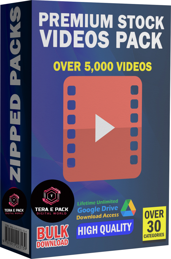 5,000+ High-Quality Stock Videos Mega Pack
